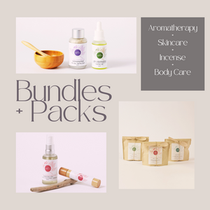 Bundles + Packs - I Am Aromatics Bundles are a beautiful way to shop smarter & nourish yourself or another.