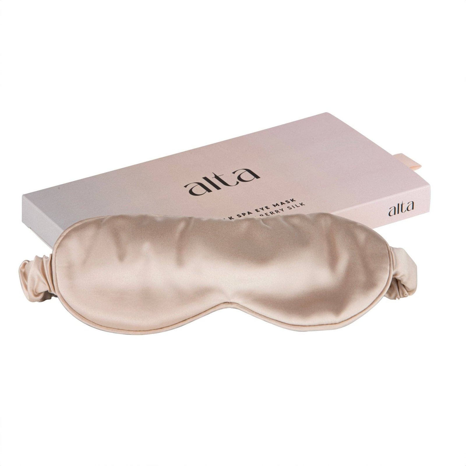 Silk Spa Eye Mask Golden Sand – Silk Sleep Mask for Sensitive Skin & Anti-Wrinkle Care