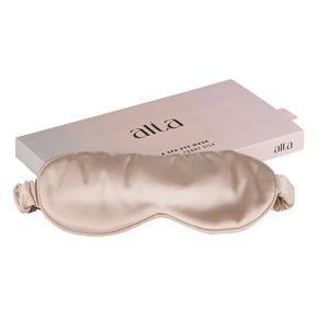 Silk Spa Eye Mask Golden Sand – Silk Sleep Mask for Sensitive Skin & Anti-Wrinkle Care