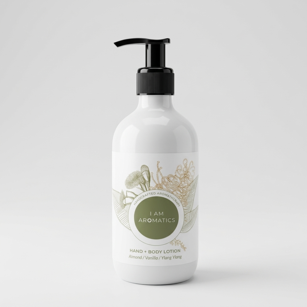 Hand + Body Lotion – Ylang Ylang & Vanilla Moisturiser for Dry Skin