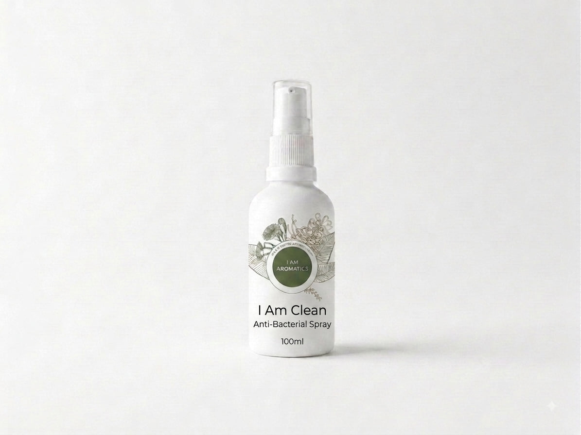 I Am Clean Anti-Bacterial Hand Spray – Lemon Myrtle & Aloe Spray That Kills 99% of Germs