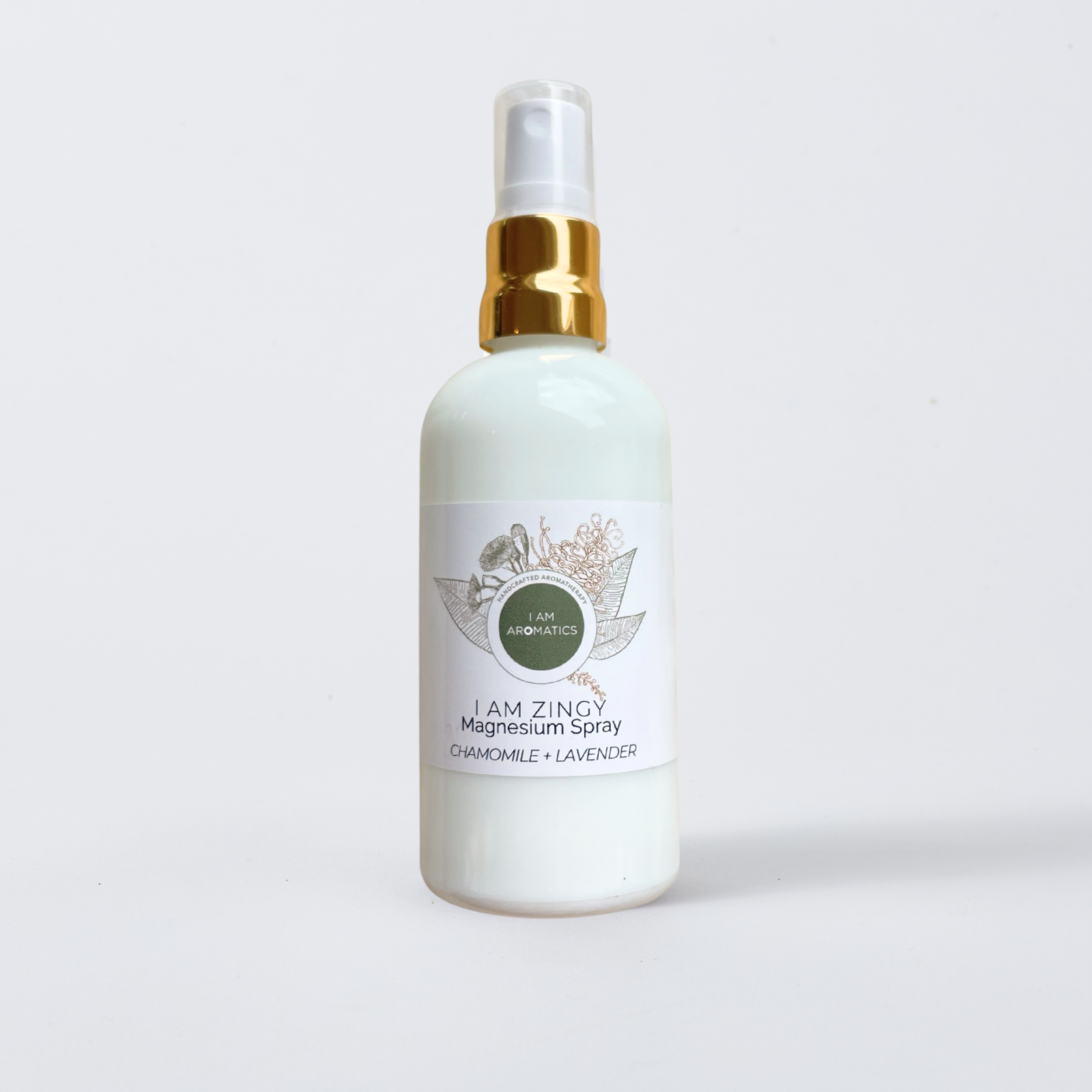 I Am Zingy Magnesium Spray – Lavender & Chamomile Transdermal Spray for Muscle Aches and Sleep