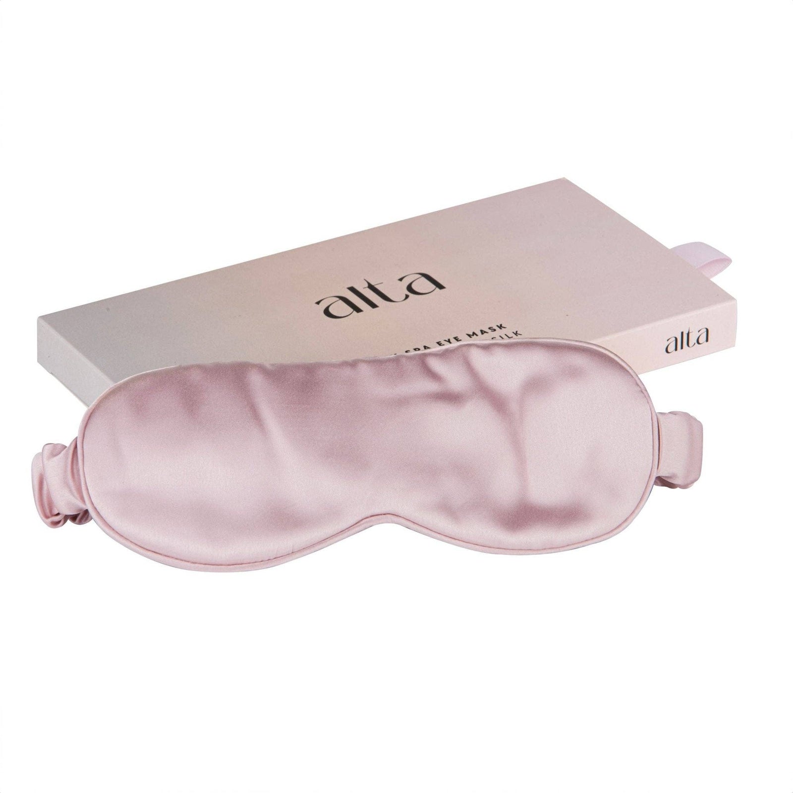 Silk Spa Eye Mask Shell Pink – Silk Sleep Mask for Sensitive Skin & Anti-Wrinkle Care