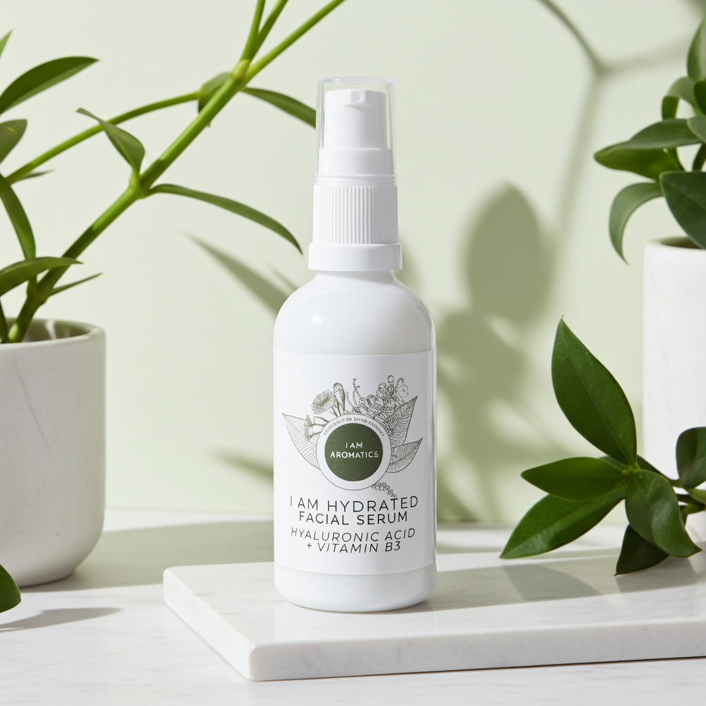 I AM HYDRATED - Hyaluronic Acid + B3 Serum - 50mls - I Am Aromatics