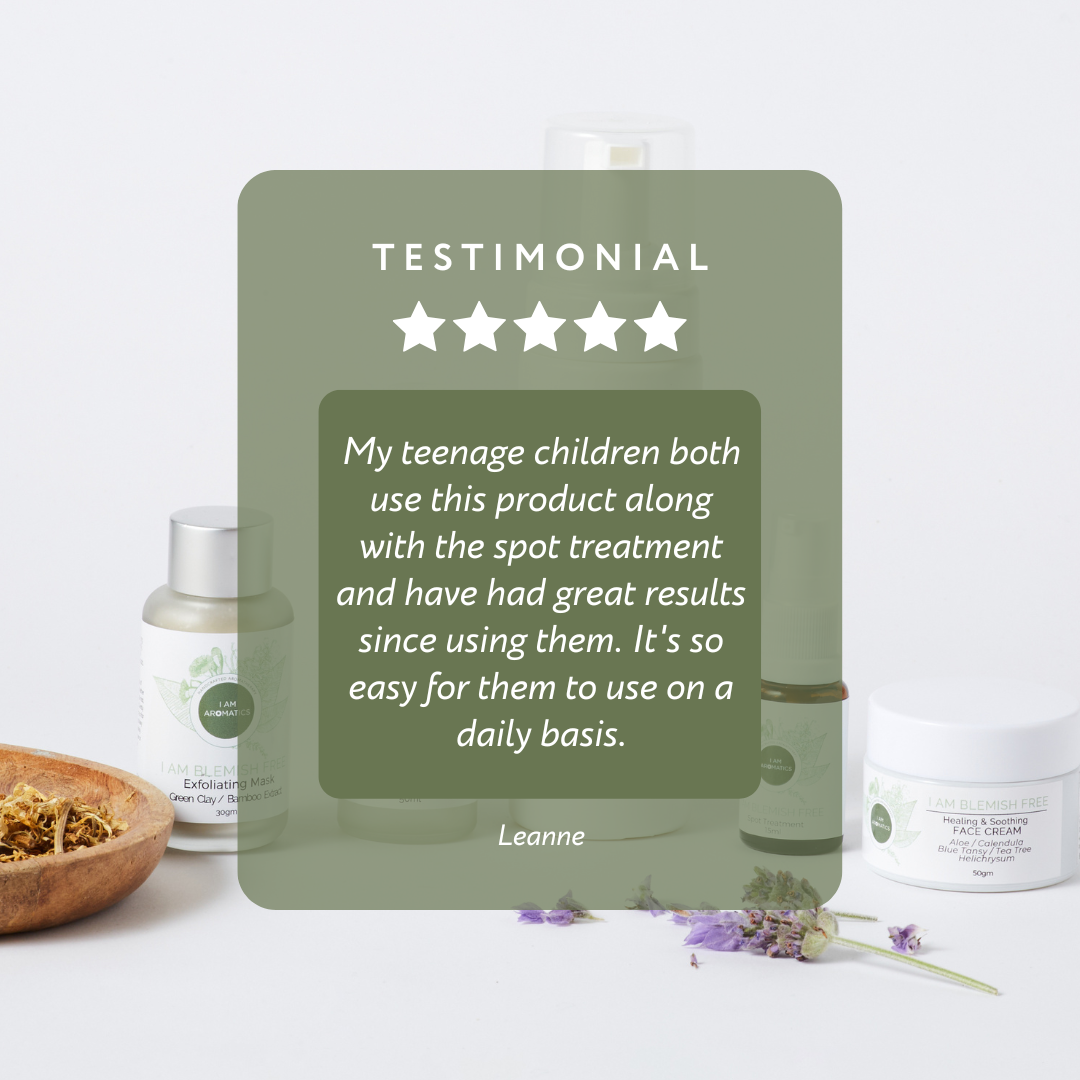 Blemish free foaming facial cleanser