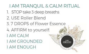 I Am Tranquil & Calm Flower Essence + Natural Perfume Blend