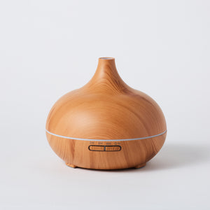 Tear droped shaped aromatherapy diffuser. Wooden/bamboo colour